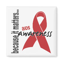 AIDS Awareness Fridge Magnets