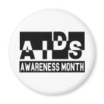 AIDS Awareness Month magnets