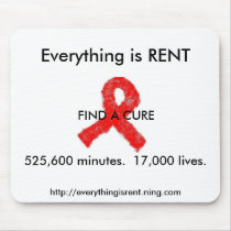 AIDS Awareness mousepad