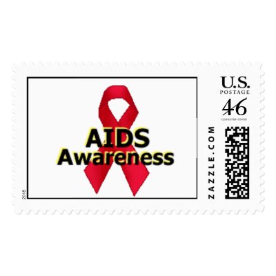 AIDS Awareness  Postage Stamps by kokobaby