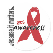 AIDS Awareness Sticker