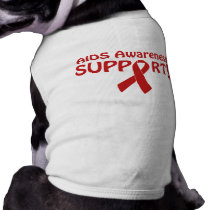 AIDS Awareness Support! Pet T Shirt