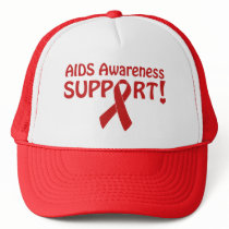 AIDS Awareness Support! Trucker Hats