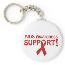 AIDS Awareness Support! Keychains