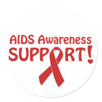 AIDS Awareness Support! Stickers