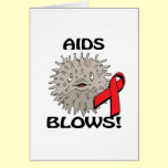AIDS Blows Awareness Design cards