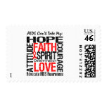 AIDS Can't Take My Hope Collage Stamp