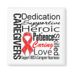 AIDS Caregivers Collage Fridge Magnet