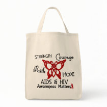 AIDS Celtic Butterfly 3 bags by awarenessgifts AIDS Celtic Butterfly 3 bags