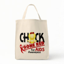 AIDS Chick Gone Red 2 bags by awarenessgifts AIDS Chick Gone Red 2 bags