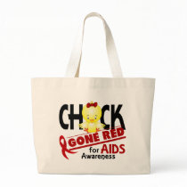 AIDS Chick Gone Red 2 bags by awarenessgifts AIDS Chick Gone Red 2 bags