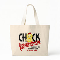 AIDS Chick Interrupted 2 bags by awarenessgifts AIDS Chick Interrupted 2 bags