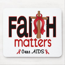 AIDS Faith Matters Cross 1 Mouse Mat