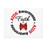 AIDS Faith Scripted Butterfly Post Card