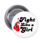 AIDS Fight Like A Girl Motto buttons