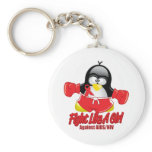 AIDS Fighting Penguin Key Chains