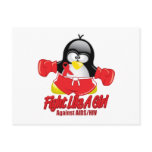 AIDS Fighting Penguin Post Cards