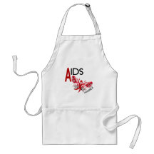 AIDS / HIV Butterfly 3 Awareness Aprons