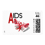 AIDS / HIV Butterfly 3 Awareness Stamp