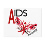 AIDS / HIV Butterfly 3 Awareness Postcard