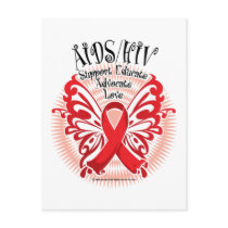 AIDS/HIV Butterfly 3 postcards