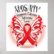 AIDS/HIV Butterfly 3 Print