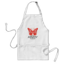 AIDS/HIV Butterfly Aprons