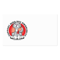 AIDS/HIV Cat business cards
