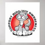 AIDS/HIV Cat posters