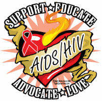 AIDS/HIV Classic Heart photo sculptures