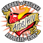 AIDS/HIV Classic Heart Cut Outs