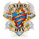 AIDS/HIV Cross &amp; Heart Acrylic Cut Outs