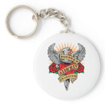 AIDS/HIV Dagger Key Chain