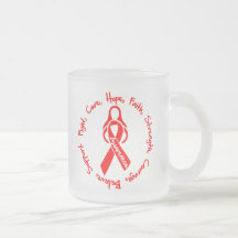 AIDS HIV Fight Cure Hope Logo Mug