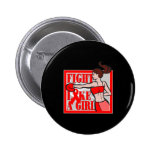 AIDS HIV Fight Like A Girl Boxer buttons