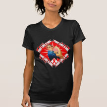 AIDS HIV Fight Rosie The Riveter T Shirt