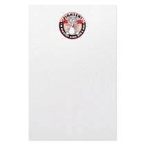 AIDS/HIV Fighter Cat stationery