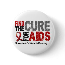 AIDS / HIV Find The Cure 1 buttons
