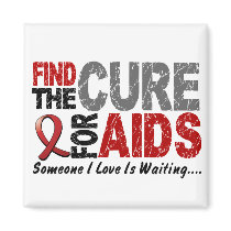 AIDS / HIV Find The Cure 1 Refrigerator Magnets