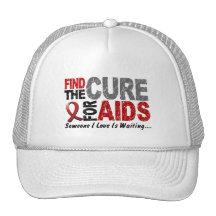 AIDS / HIV Find The Cure 1 Mesh Hats