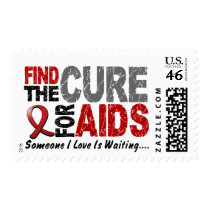 AIDS / HIV Find The Cure 1 Postage Stamp