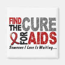 AIDS / HIV Find The Cure 1 Refrigerator Magnets