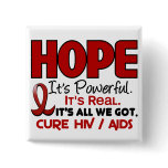 AIDS HIV HOPE 1 BUTTONS