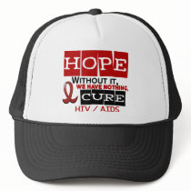 AIDS HIV HOPE 2 MESH HATS