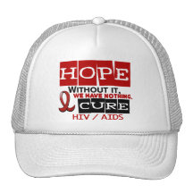 AIDS HIV HOPE 2 HAT