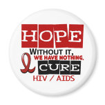 AIDS HIV HOPE 2 REFRIGERATOR MAGNET