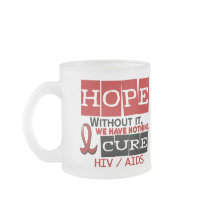 AIDS HIV HOPE 2 MUGS