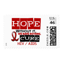 AIDS HIV HOPE 2 POSTAGE STAMP