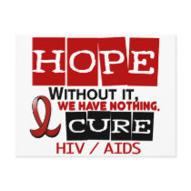 AIDS HIV HOPE 2 POST CARD