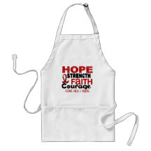 AIDS HIV HOPE 3 APRONS